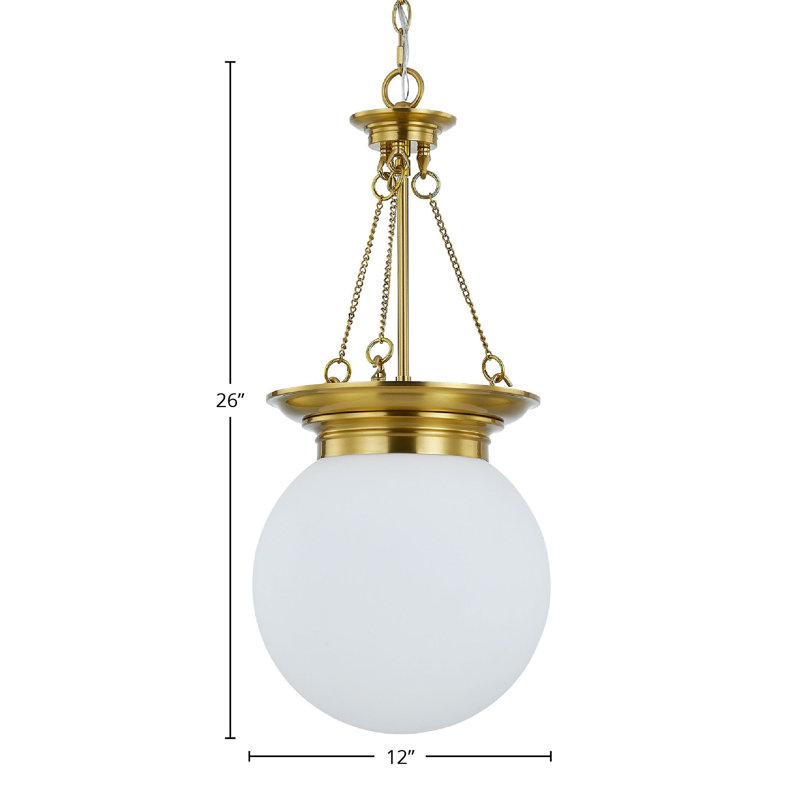 Luminaire suspendu Geneva, doré