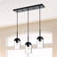 Luminaire suspendu pour îlot de cuisine 3 lumières Konyn-1743349051