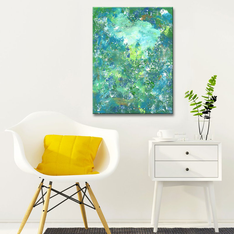 « de mer »-impression sur toile tendue, H 20 po x l 16 po