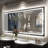 Wayfair Basics® UL Certified Front & Back LED Anti-Fog Tempered Glass Framed Bathroom/Vanity Mirror-1233668524