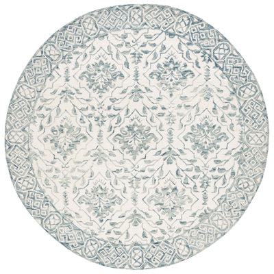 Pimentel Hand Tufted Wool Floral Rug