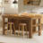 55.1" Kitchen Island Table With Storage And Seating For Kitchen Dining Room-2145569264