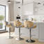 Tabouret de bar moderne pivotant rembourré Marana-1077818782