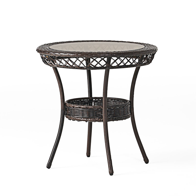 Outdoor Glass Top Table