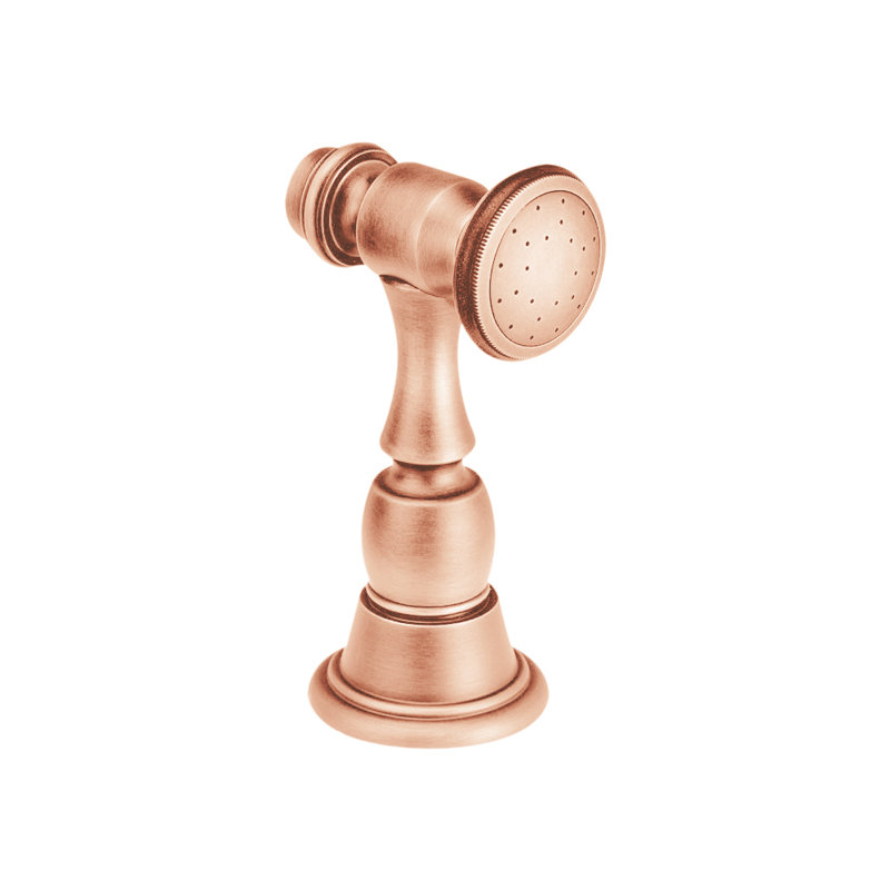 Traditional Side Spray, Polished Copper