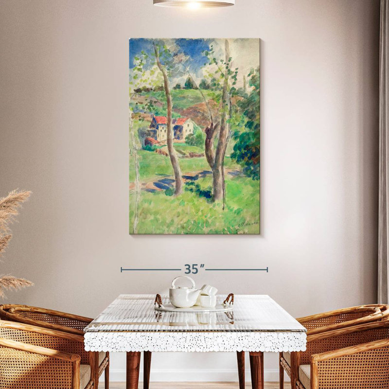Paysage d'Alvord, deuxième moitié du 19e siècle, H 48 po x l 32 po