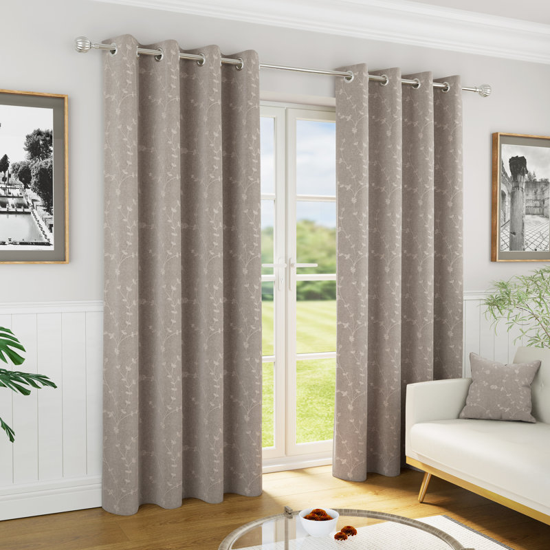 Blackout Curtain, Natural, 229 W x 183 D cm