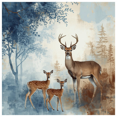 Toile de famille Forest Deer