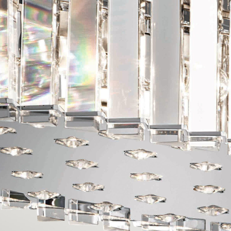 Kyler 12 - Light Chrome Kitchen Island Pendant