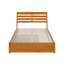 Lit plateforme en bois massif Lamareon avec pied de lit et lit gigogne-1852938155-1852938154
