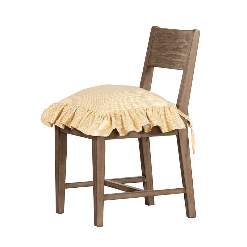 Water Resistant Outdoor 2 " Dining Chair Pad Cushion, Barley