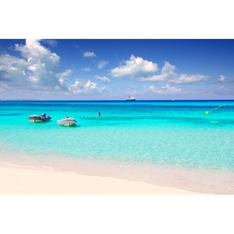 Formentera Water - Wrapped Canvas Print, 30cm H x 46cm W x 3.8cm D