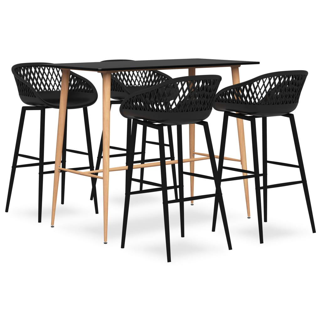 Barber 4 - Person Bar Height Dining Set