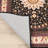 Clavene Milan Classic Floral Medallion Washable 100% Nylon Indoor Area Rug-119375251