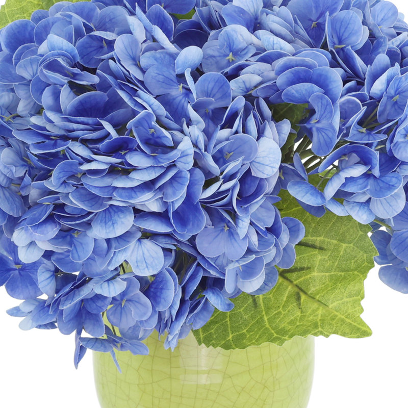Hortensias en pot en céramique Real Touch