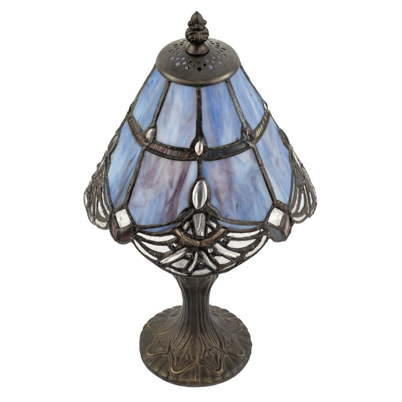 Metal Table Lamp, Purple