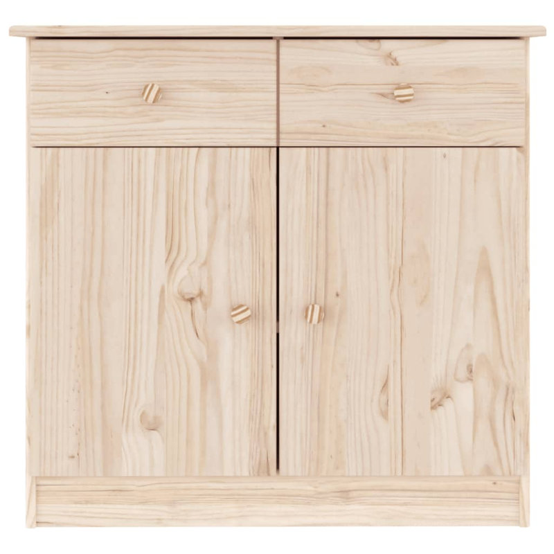 Alamgir 77cm Solid Wood Sideboard, Brown