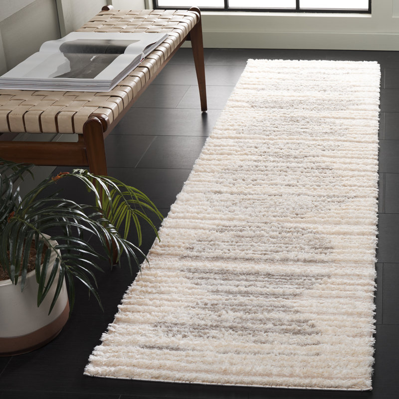 Lauriston Shag 900 Performance Geometric Rug, Runner 2'3" x 8'