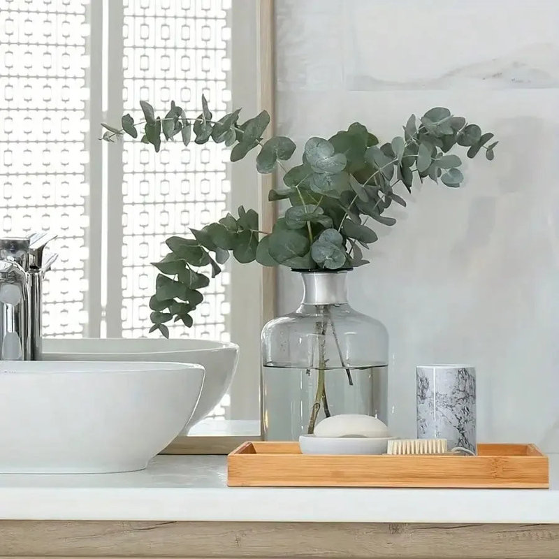 Serving Tray - Organizer White Bathroom, 2