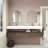 Alysa 71" Wall-Mounted Double Bathroom Vanity Set-71095531