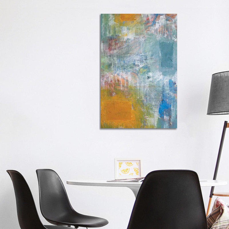 Blank Paint Tray 1 Piece Wall Art on Canvas, 101.6 cm H x 66.04 cm W x 1.91 cm D, Wrapped Canvas