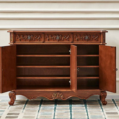 American style household storage shoe cabinet