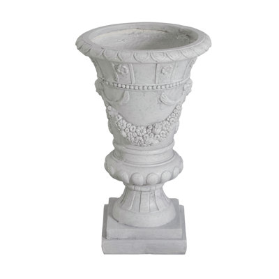 Garden Urn, Light Grey, 23.75'' H
