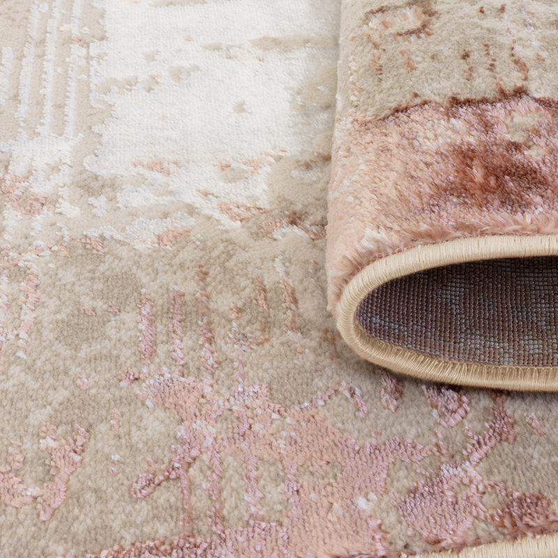 Birl Shimme Pink Rug, Rectangle 120 x 160 cm