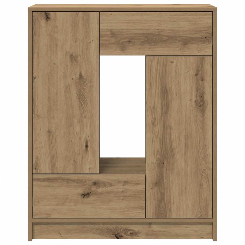 Sideboard With Drawers And Doors 73X31x90 Cm, Artisan Oak