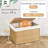 CAPHAUS Rattan Laundry Basket, 65L-160L Capacity, Removable Liner Bags, 3 colors-2089390873-2089390876