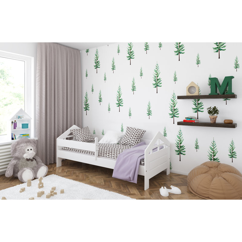 Leach Standard House Beds, White, European Toddler (80 x 160 cm)