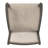 Cipolla Wood Finish Beige Fabric Arm Chair-105513481