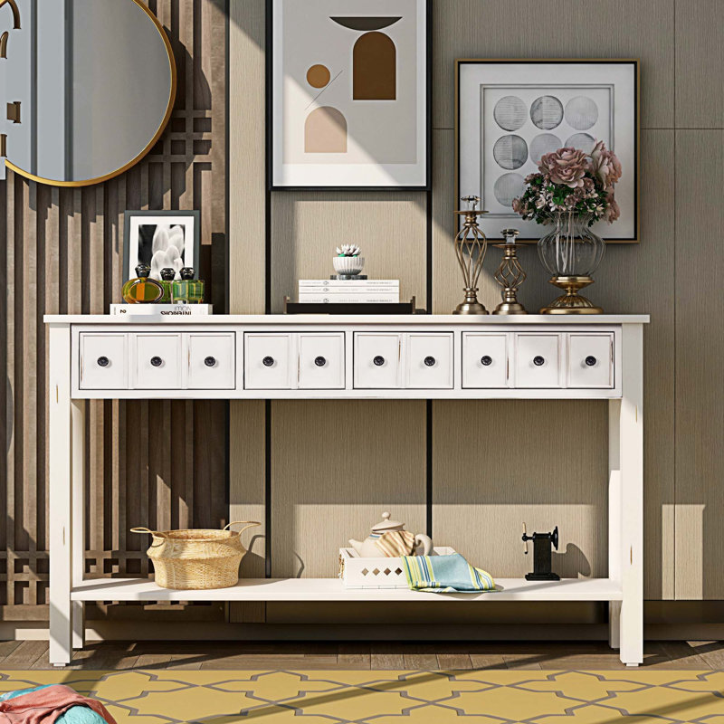Buffet Hussna 60,03, Blanc antique