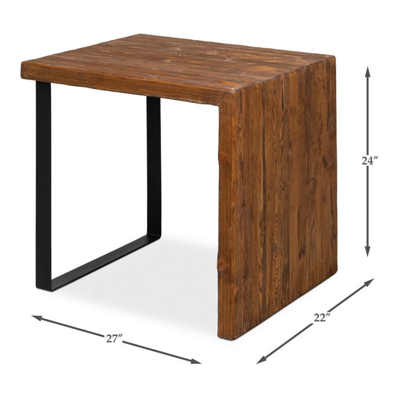 Kai Solid Wood End Table