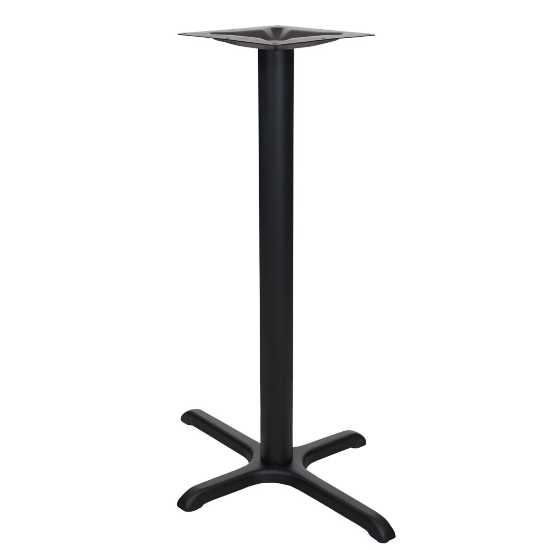 STB 24x30" Cross Indoor Bar Height Table Base Bolt-On Plate BFM Seating 