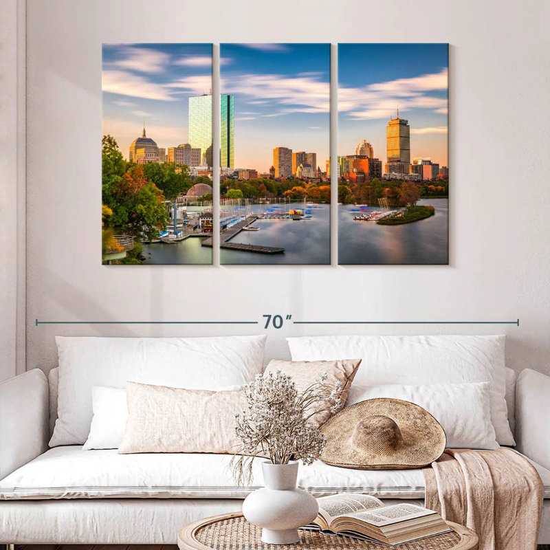Rorry Charles River Dock Boston, 32" H x 50" W