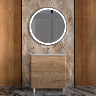 Meuble-lavabo simple avec plateau Kalawati 39,1 po