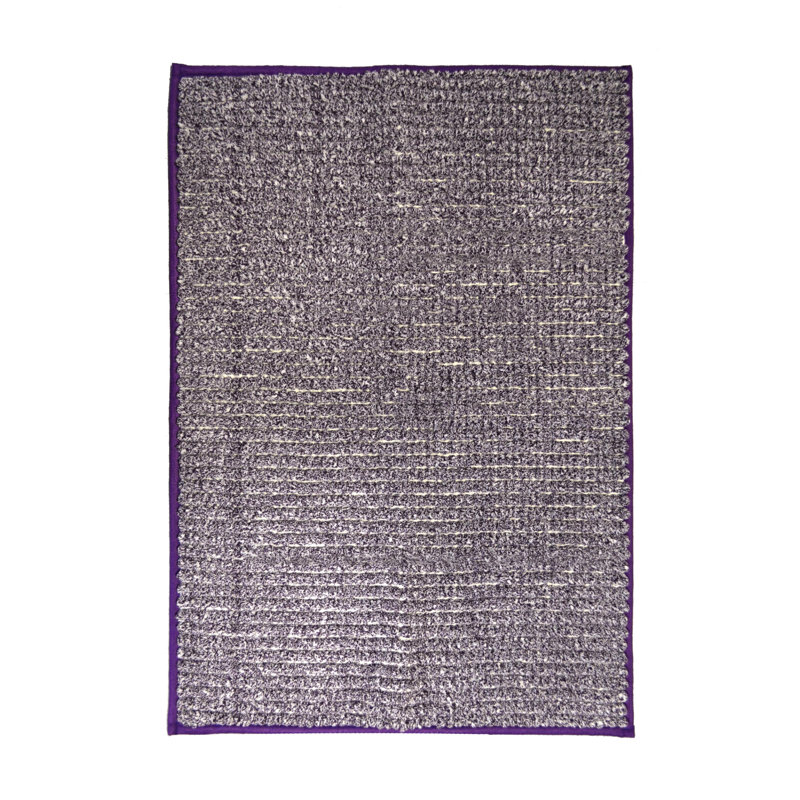 Non-Slip Bath Rug, Purple, 90, 60