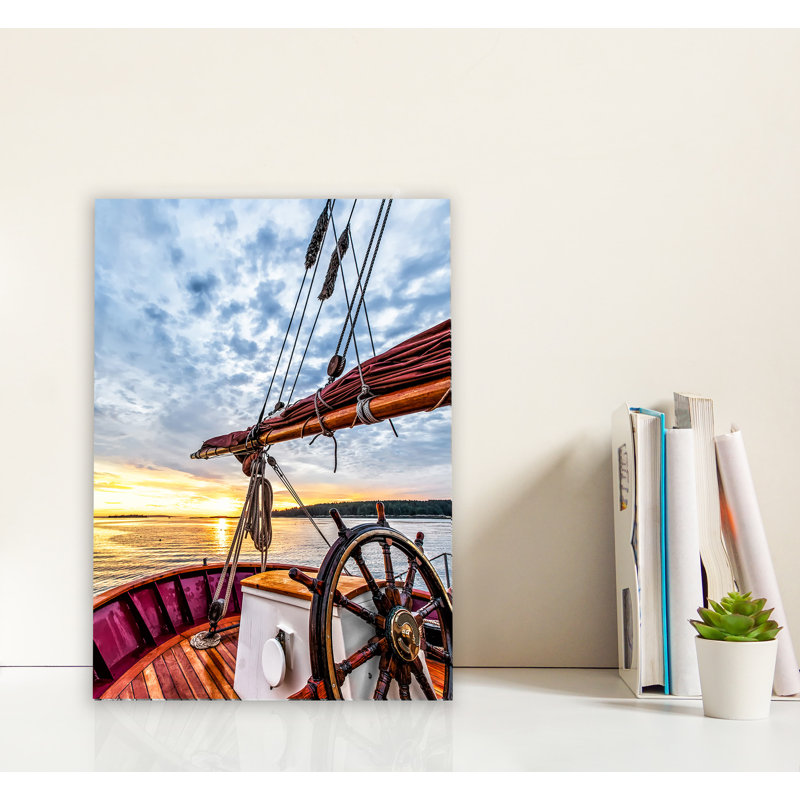 John Jonathan Golden Horizons - impression sur toile tendue, H 16 po x l 12 po x P 1 po
