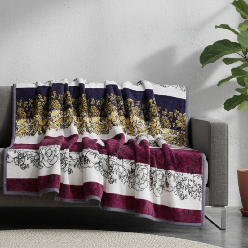 Throw Blanket, 66" W x 90" L