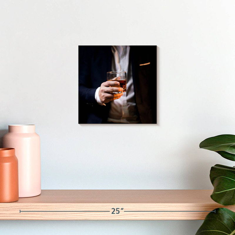 Yarlin Chic Whiskey, 10" H x 10" W