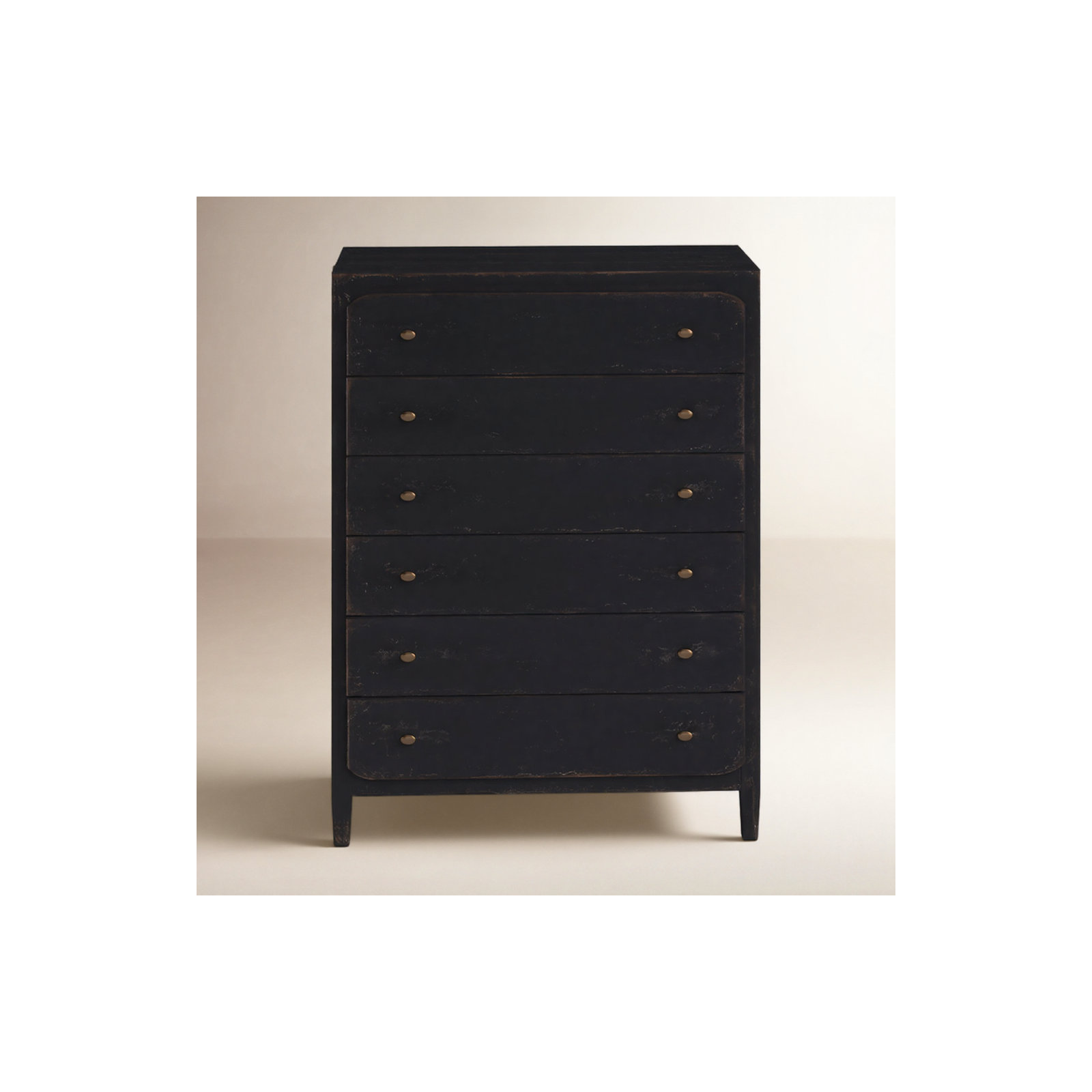 Chamberlain 6 - Drawer Dresser, Black