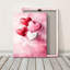 Impression sur toile Romantiques roses rouges en forme de cœur - Urban Studio-1462177592
