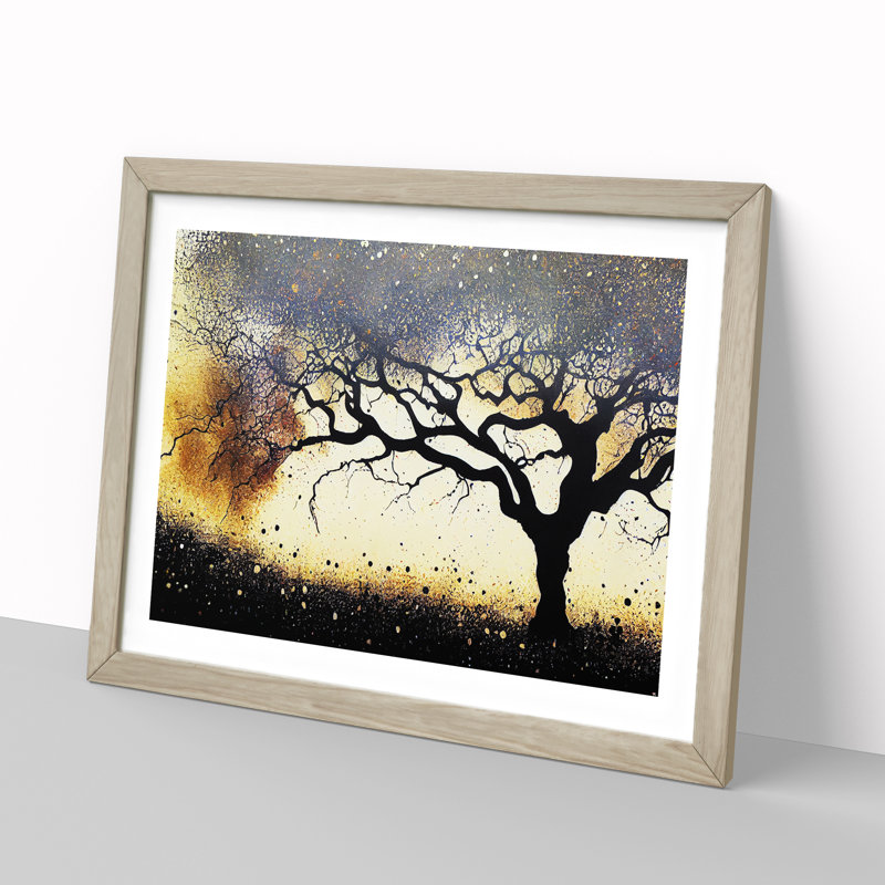 Delicious Oak Tree - Framed Print, 25cm H x 34cm W x 2cm D, Oak