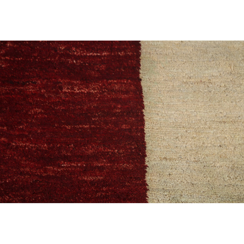 Tapis moderne teint à la main Gabbeh 6 x 8