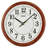 QXA788BLH Wall Clock, Brown