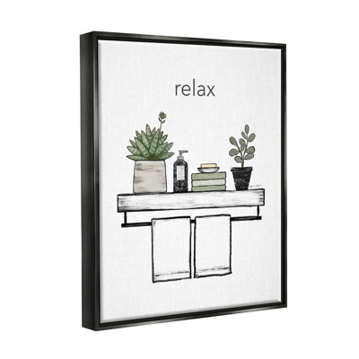" Relax Bathroom Potted Botanicals " by Annie LaPoint