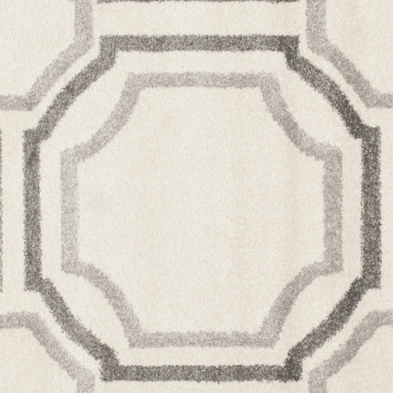 Amherst Performance Geometric Rug, Square 5'