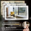 Miroir lumineux à DEL avec désembueur et température de couleur réglable