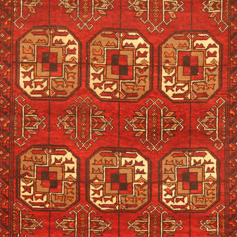 Tapis rouge / ivoire Hartstein